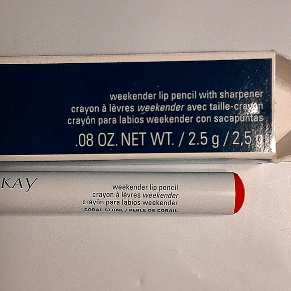 Mary Kay Weekender lip pencil with sharpener Coral Stone - Picture 3 of 3